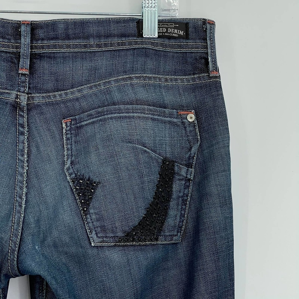 James Cured by Seun rhinestone embellished jeans